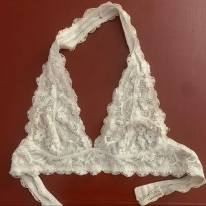 Free People Galloon Lace Halter Bra